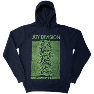 Moletom masculino com capuz Joy Division Unknown Pleasures Fp azul-marinho, Azul marinho, G (CDs)