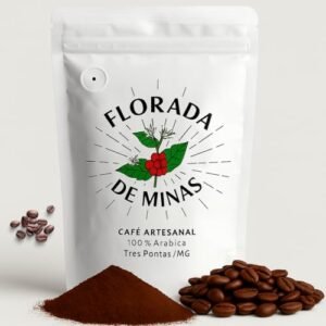 Café Especial em Grãos Torrado ou Moído 250g - 100% Arábica Coffee - Arara, Mundo Novo e Catuaí - Florada de Minas (Moido - Arara) (Café)