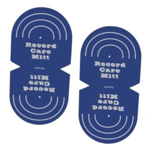 FVDPWYE 2 X Limpadores de Discos de, Acessórios para Toca-Discos, Presente para Entusiastas, Luvas Antiestáticas para Casa, Azul (Equipamentos)
