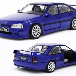 Miniatura de carro Chevrolet Omega Cd 1991, Azul, 1/24, 24 Cm, Abertura de portas laterais, em metal, California Classics (CDs)