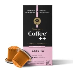 Cápsula de Café Especial Geisha Coffee Mais, Compatível com Nespresso, Contém 10 Unidades (Café)