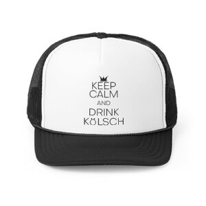 Teegarb Letter Blanket Hilarious Keep Calm and Drink Kölsch Bebidas Alcoólicas Alcoólicas Fermentação Bonés de Caminhoneiro, Preto, Tamanho �nica (Cervejas)