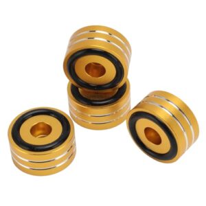 Pés de Isolamento de Alto-falante, Versáteis, Reduzem a Vibração, Almofadas de Picos de Alto-falante de Alta Dureza para Amplificador de Cd e Dvd Player (Cosikiqhdr1b9wzx-13) (Equipamentos)