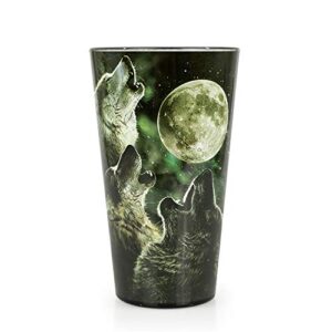 473 ml OFICIAL Wolf Pack Uivando na lua cheia Copo de cerveja premium presente novidade (Cervejas)