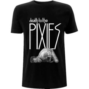 Pixies Camiseta masculina oficial Death To The Pixies Band Logo preta, Preto, M (CDs)