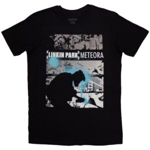 Rock Off officially licensed products Camiseta Linkin Park Meteora Drip Collage, Preto, G (CDs)