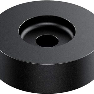 DIGITNOW Adaptador de 45 Rpm para Toca-Discos de Vinil de 7 Polegadas E Toca-Discos Technics, com Cúpula de Alumínio Maciço (Preto) (Equipamentos)