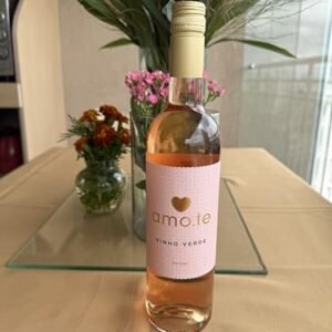 VINHO VERDE PORTUGUÊS ROSÉ AMO-TE 750 ML (Vinhos)