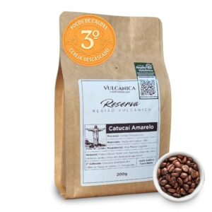 Café Especial Premiado Microlote Cereja Descascado Em Grãos Vulcânica 200g (CDs)