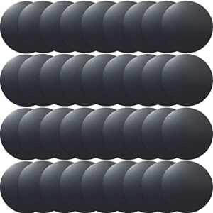 SALEX Adesivos de metal para celular de 2,5 cm para suporte magnético de carro. Conjunto de substituição de 32 mini placas de metal magnéticas. Discos de ferro redondos pequenos adesivos de carro (CDs)