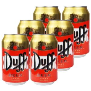 Duff Beer Cerveja Lager Lata 330ml - Pack com 6 Latas (Cervejas)