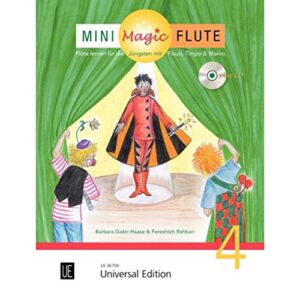 Mini Magic Flute (Band 4 von 4): Flöte lernen für die Jüngsten mit Flauti, Timpo & Marvo - jetzt neu in 4 Bänden. Band 4. für Flöte mit CD, teilweise mit Klavierbegleitung. Ausgabe mit CD. - Gisler-Haase, Barbara (CDs)