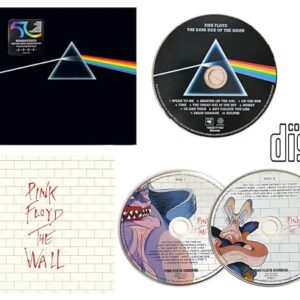 Dark Side of the Moon Remastered for the 50th Anniverary + The Wall [CD 2-Pack] - Pink Floyd (CDs)