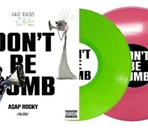 A$AP Rocky - Don't Be Dumb Vinyl GR1M Alternative Artwork with Signed Insert Pink & Green 2LP - A$AP Rocky (Discos de Vinil)