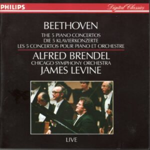 Beethoven: The 5 Piano Concertos [Audio CD] Ludwig van Beethoven; James Levine; Chicago Symphony Orchestra and Alfred Brendel - Ludwig van Beethoven (CDs)