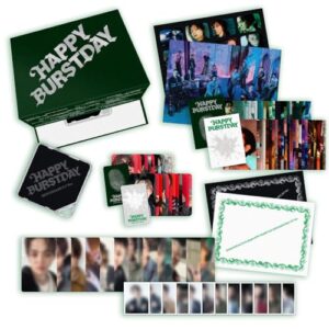 SEVENTEEN - 5th Album [HAPPY BURSTDAY] (NEW ESCAPE Ver.) Outbox + 2 Selfie Photocards + Foldable Cake Slice + Poster + Lyric Book + CD-R + Postcard + Film Strip + Removable Sticker - SEVENTEEN (CDs)