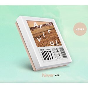 GOT7 - [FLIGHT LOG:ARRIVAL] Album NEVER VERSION CD+Clear Album Cover+PhotoBook Set(3ea)+4p Card SEALED - GOT7 (CDs)