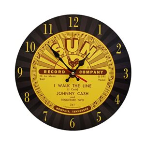 Sun Records Johnny Cash Clock Walk The Line - Produtos Mid-South (CDs)