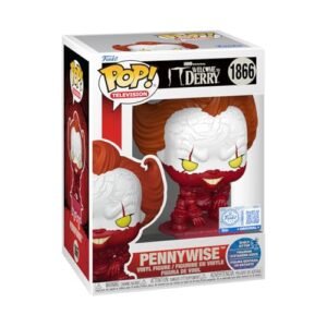 Funko POP! TV: Bem-vindo ao Derry - Pennywise - Exclusivo da Amazon - Figura de vinil colecionável - Ideia de presente - Mercadoria oficial - Brinquedos para crianças e adultos - Figura modelo para (Discos de Vinil)