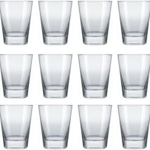 Kit 12 Copos Caldereta 300ml em Vidro Transparente Premium – Copo para Cerveja e Chopp – Modelo Clássico Resistente para Bar, Restaurante e Uso Doméstico (Cervejas)