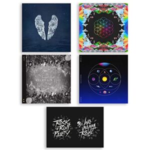 Coldplay 4 Newest CD Studio Albums / Ghost Stories / A Head Full of Dreams / Everyday Life / Music of the Spheres / with Bonus Art Card (CDs)