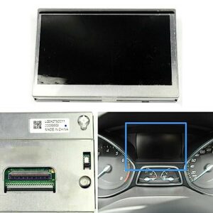 Tela LCD colorida de 4,2 polegadas compatível com Ford Escape 2014-2016 Focus 2013-2016 Instrumento velocímetro de 150 MPH, substitui LQ042T5DZ11 (CDs)