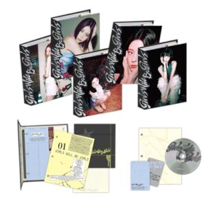 ITZY - [Girls Will Be Girls] (Binder Ver. - Random) Hard Cover + Binder + Handwriting Postcard + CD-R + Photocard + 2 Pin Badges + 4 Extra Photocards - ITZY (CDs)