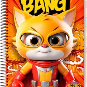 CADERNO UNIVERSITÁRIO C/D ESPIRIAL HEROES 20 MATÉRIAS 320 FLS (CDs)