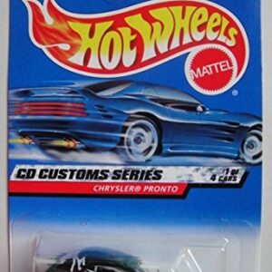 Hot Wheels CD Customs Series #1 of 4 Cars, Green Chrysler Pronto #29 3 Spoke Square Card (CDs)