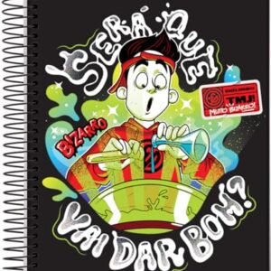 Caderno Espiral Univ CD 1 matéria 80Fls Enaldinho Será Que Vai Dar Bom - Jandaia (CDs)