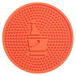 Apoio Balde Gelo Bar Mat Porta Copo Cerveja Escorredor Pub (Laranja) (Cervejas)