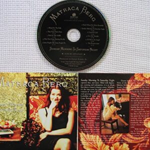Sunday Morning to Saturday Night [Audio CD] Berg, Matraca (CDs)