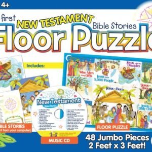 My first New Testament bible Stories Floor Puzzle/Music CD/12 Bible Stories - Twin, Sisters Productions (CDs)