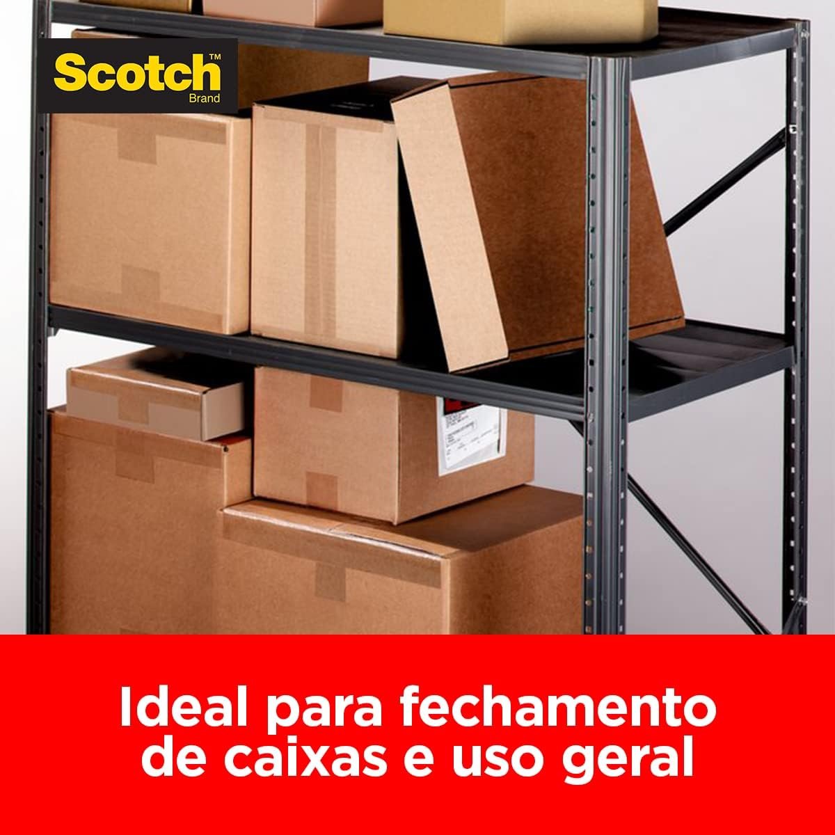 Scotch, 3M, Fita Empacotamento Transparente 45Mm X 45M 4 Unidades | .br - Imagem 5