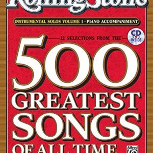 Selections from Rolling Stone Magazine's 500 Greatest Songs of All Time (Instrumental Solos), Vol 1: Piano Acc., Book & CD: Instrumental Solos: Piano Accompaniment - Galliford, Bill (CDs)