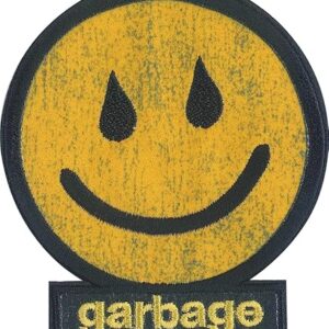 C&D Visionary Patch Garbage Smiley, amarelo, preto (CDs)