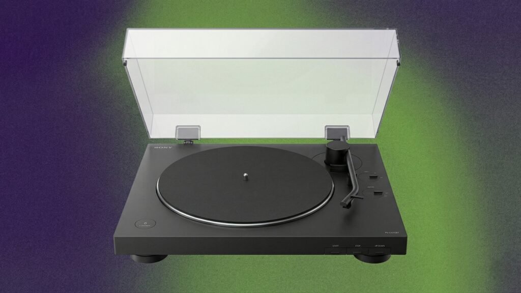 Toca-discos Sony PS-LX310BT. Crédito: Disconecta.