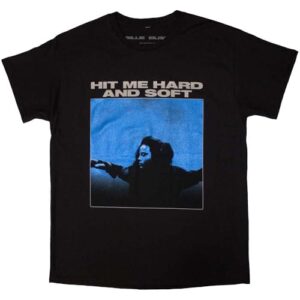 Camiseta Billie Eilish Hit Me Hard and Soft Tracklist, Preto, G (CDs)