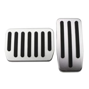 Substituição de pedais de carro para Tesla para modelo 3 para modelo para Y 2017 2018 2019 2020 2021 Acessórios de cobertura de pedal de freio a gás combustível AT Car Pedals Pedal Cover (C) (D) (CDs)