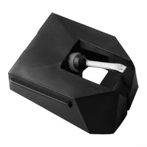 Agulha Stylus de substituição Audio Technica VMN95E para toca-discos AT-LP120X toca-discos de vinil com ponta de diamante elíptica MM ímã móvel preto (Equipamentos)