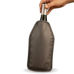 Cooler Térmico para Garrafas de Vinho, Espumante e Champanhe – Bolsa Térmica Portátil Reutilizável com Isolamento Térmico (Vinhos)
