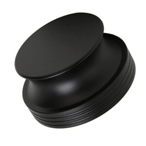 Halearo Gravador de Peso Estabilizador Liga de Alumínio Eficiente Melhora a Qualidade do Som para Lp Vinil Record Player Preto (Equipamentos)