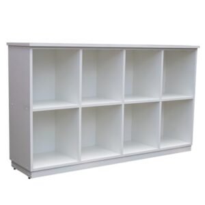 Serena Estantes Estante Organizadora Para Discos de Vinil Lps Cin-001 (Branco) - 3 Prateleiras - 90 Altura x 150 Largura x 35 Profundidade (Discos de Vinil)