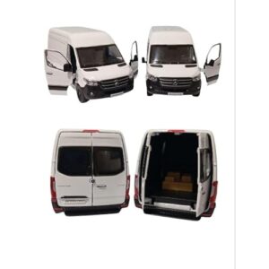 POWER TOYS Miniatura M e r c e d e s B e n z S p r i n t e r Furgão Metal 1:48(SPRINTER BRANCA 12) (CDs)