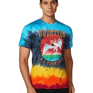 Liquid Blue Camiseta masculina Led Zeppelin Icarus 1975, Multi, GG (CDs)