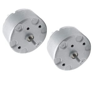 Lagogia Rf-500Tb-14415 Mini Motor Elétrico Dc 1,5 V-5 V 2700 Rpm Motor Dc 32 Mm de Diâmetro, Pacote com 2 (CDs)