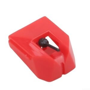 at-for VMN95E Stylus de substituição para toca-discos Audio Technica, agulha nude elíptica compatível com cartuchos da série VM95 e toca-discos AT-LP120X (vermelho) (Equipamentos)