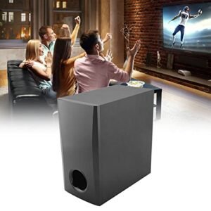 OPPWONG de Alto-falante Soundbar Subwoofer Graves Poderosos para Tv Doméstica, Material de Madeira Espesso, Design Doméstico Moderno, Adequado para Conjunto de Barra de Som (Equipamentos)