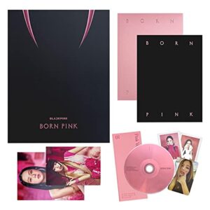 BLACKPINK - [BORN PINK] (PINK Ver.) CD + Photobook + Envelope + Lyrics Paper + Large Photocard + Postcard + Instant Films + Selfie Photocard + 2 Pin Badges + 4 Extra Photocards - BLACKPINK (CDs)