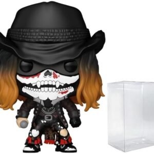 POP Funko Rocks: Rob Zombie Vinyl Figure (Bundled with Compatible Box Protector Case), Multicolored, 3.75 Inches (Discos de Vinil)